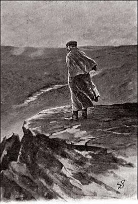 I found the black tor upon which I had seen the solitary watcher and from its craggy summit I looked out myself across the melancholy downs
