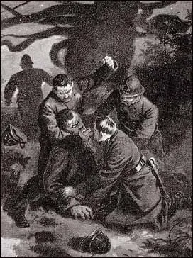 THE MAN WALKED INTO THE TRAP AND WAS CAPTURED.