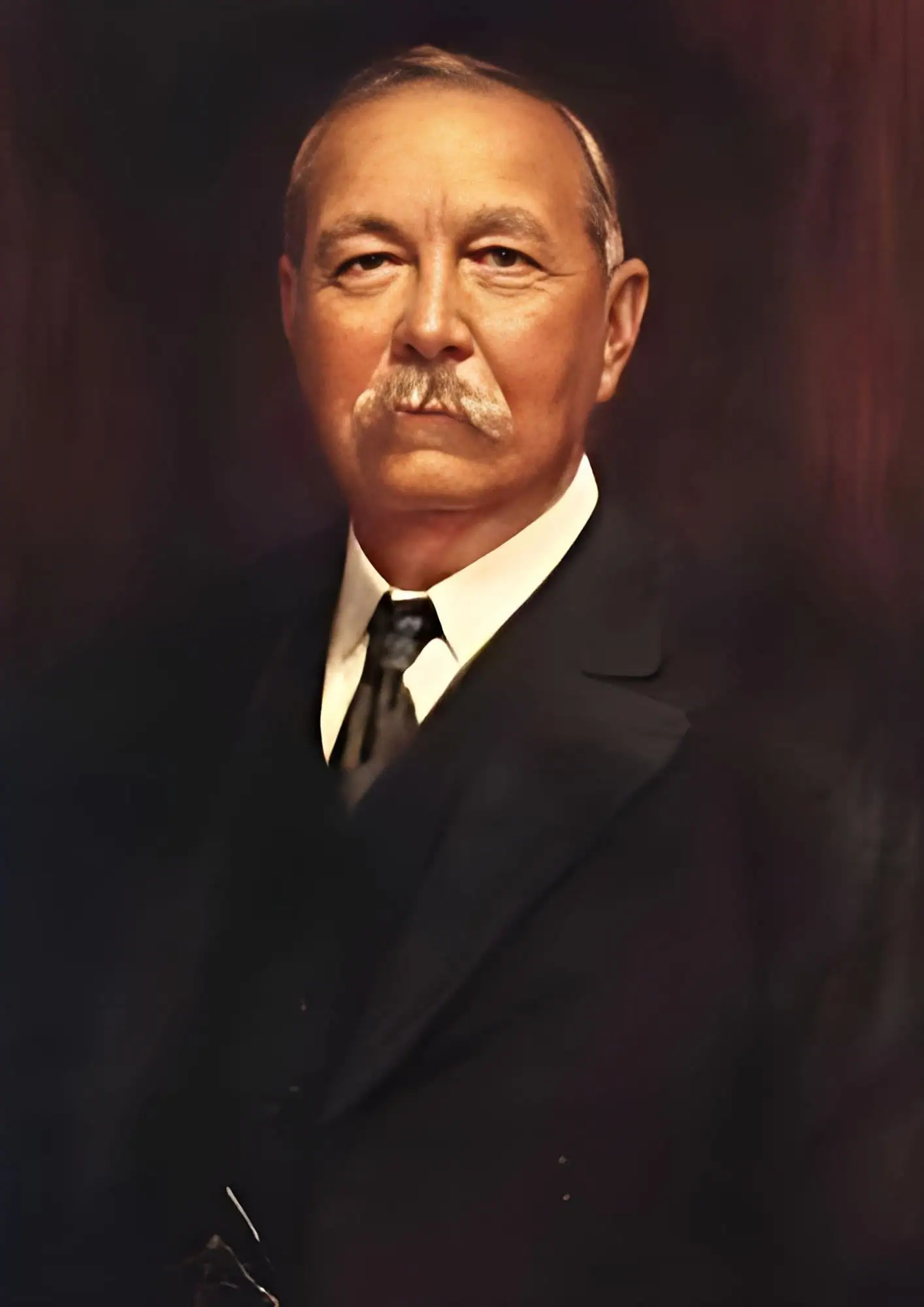 Oil painting of Sir Arthur Conan Doyle